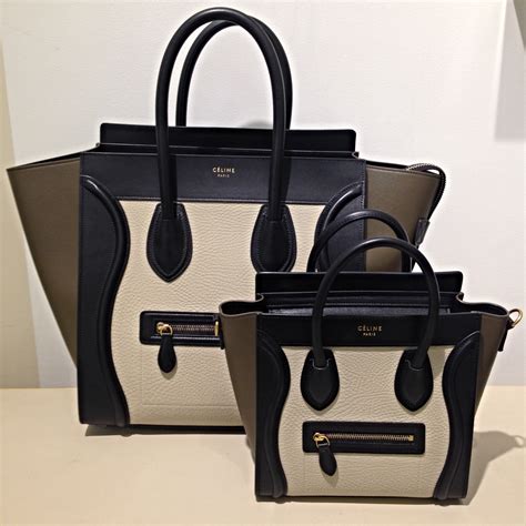 celine nano luggage size|celine nano luggage tote black.